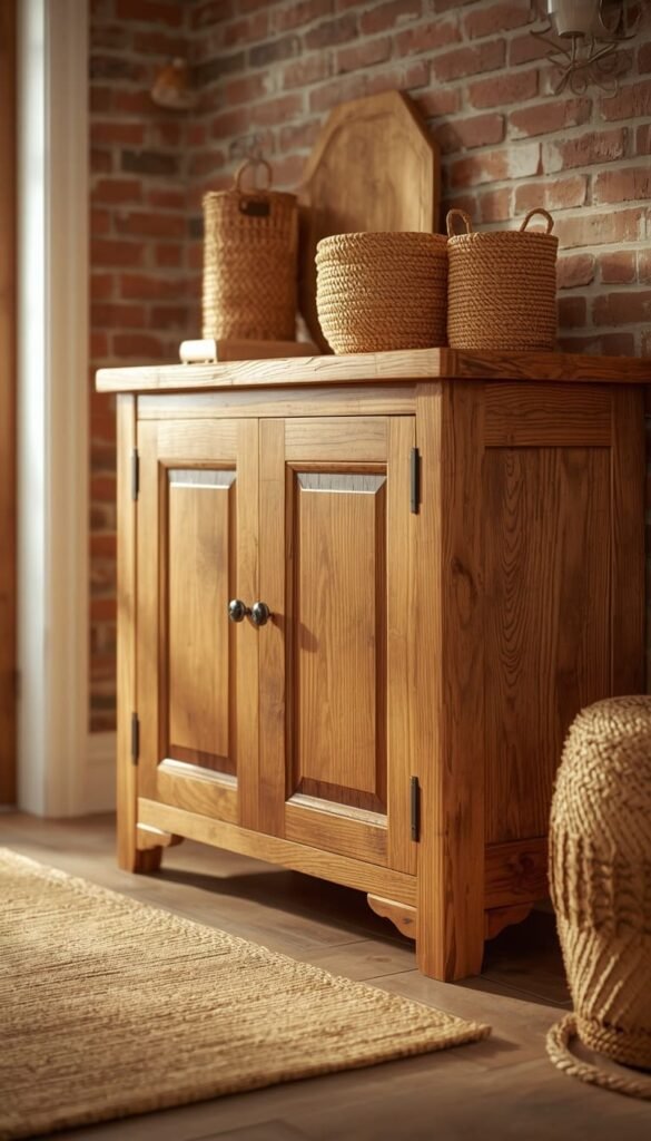 The Solid Wood Rustic Cabinet