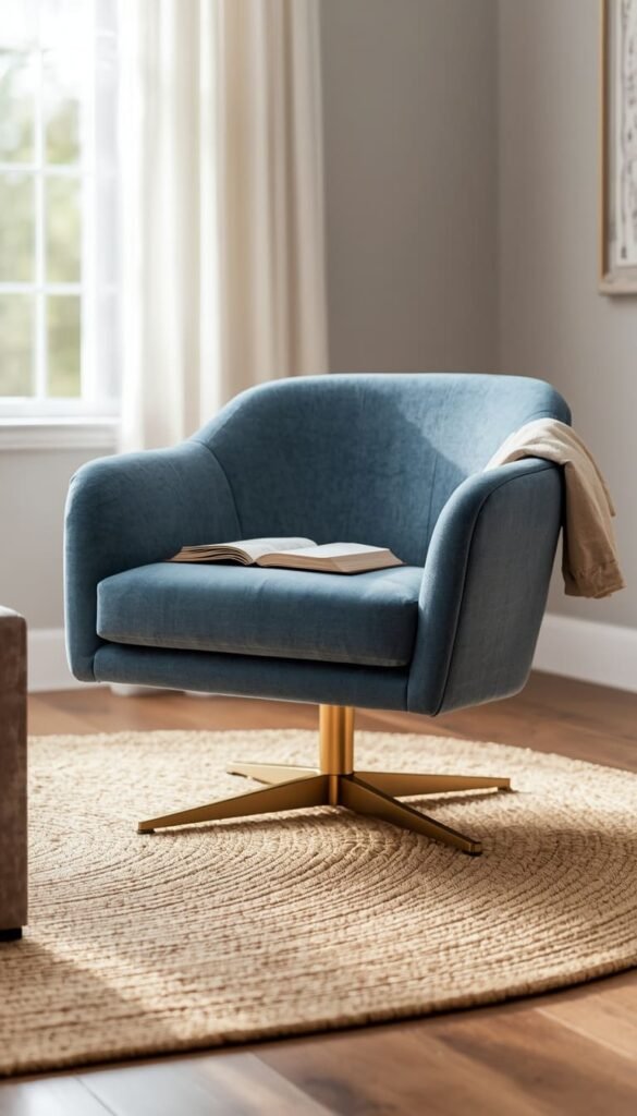 The Swivel Accent Chair A Small Space Cheat Code