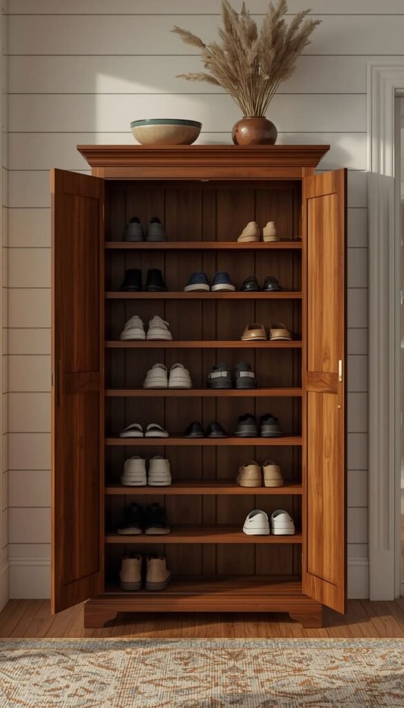 The Tall Freestanding Armoire Style Cabinet