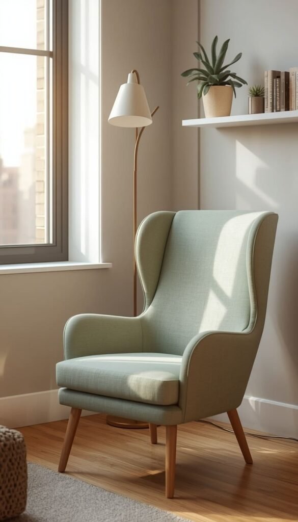 The Wingback Chair Old School Silhouette New School Apartments