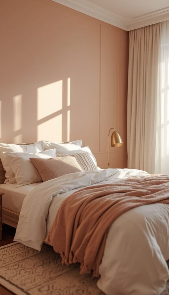 Try a Blush Cream Wall for a Romantic Twist