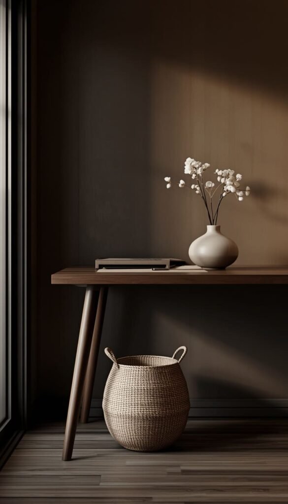 Try a Japandi Office Setup If Pure Scandi Feels Too Cold
