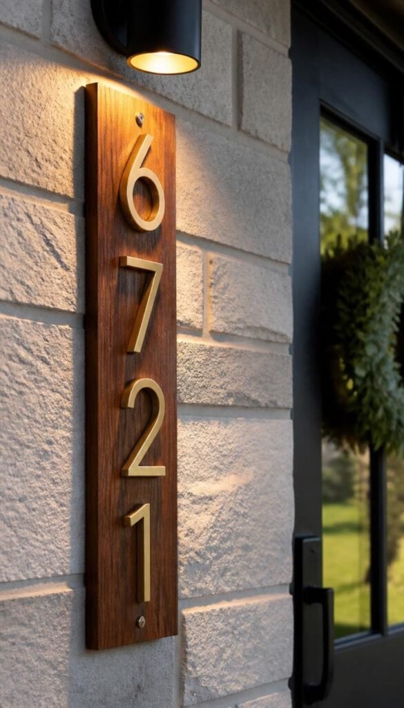  Turn Your House Numbers Into a Decor Moment