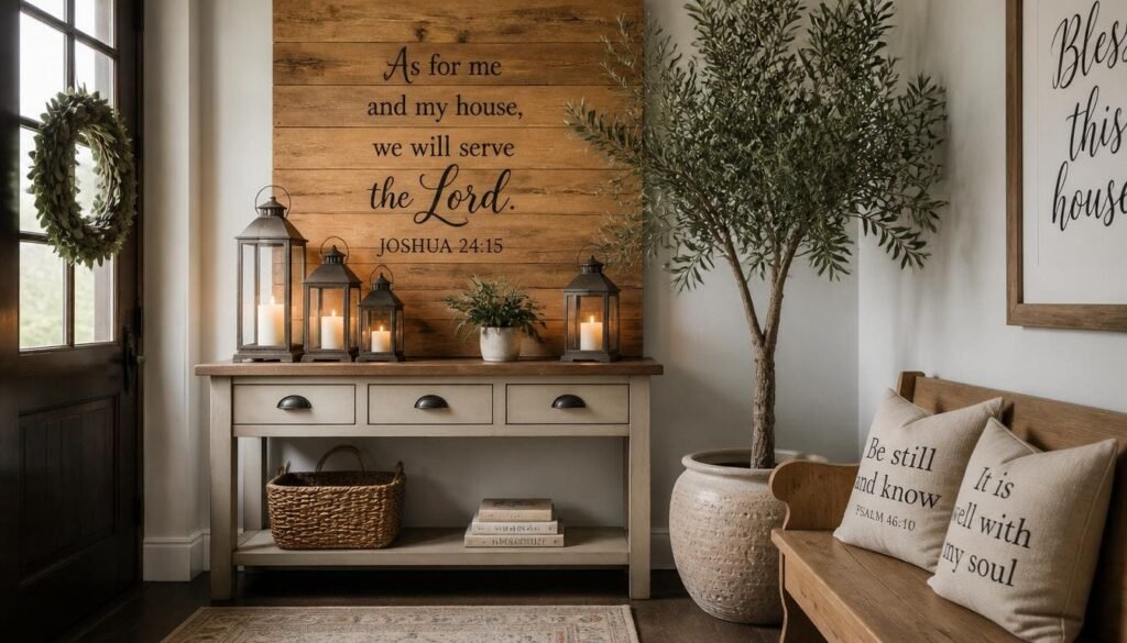 church entryway decor