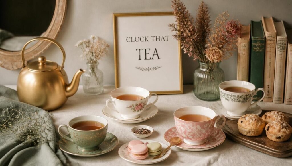 clock that tea