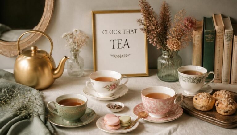 clock that tea