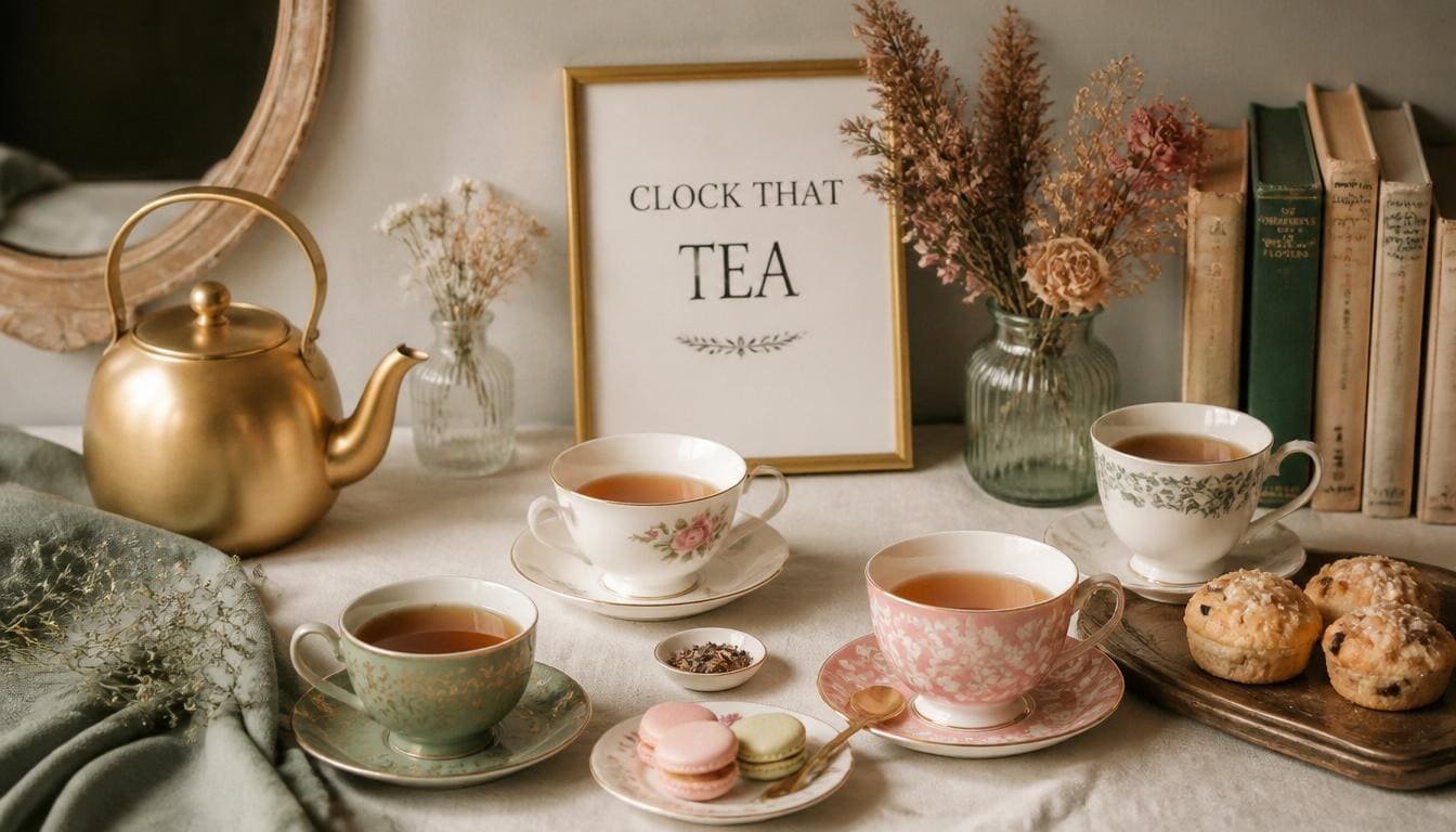 clock that tea