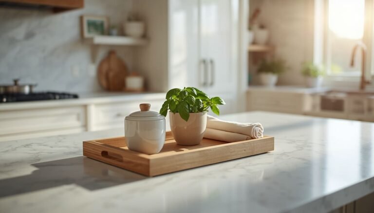 kitchen countertop styling