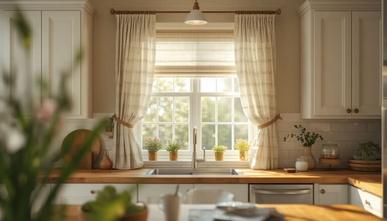 kitchen window curtains ideas