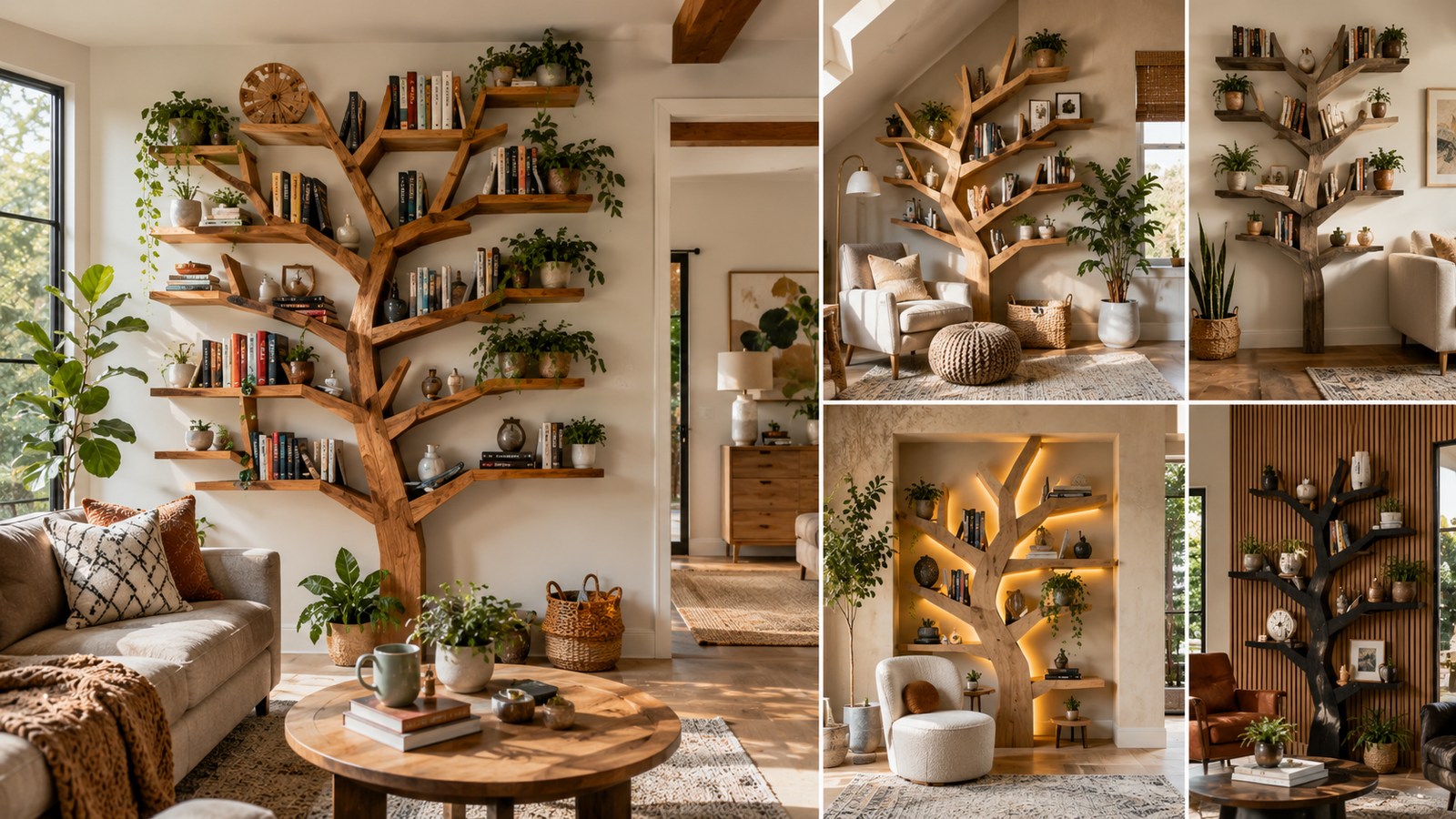 Tree Bookshelf Ideas