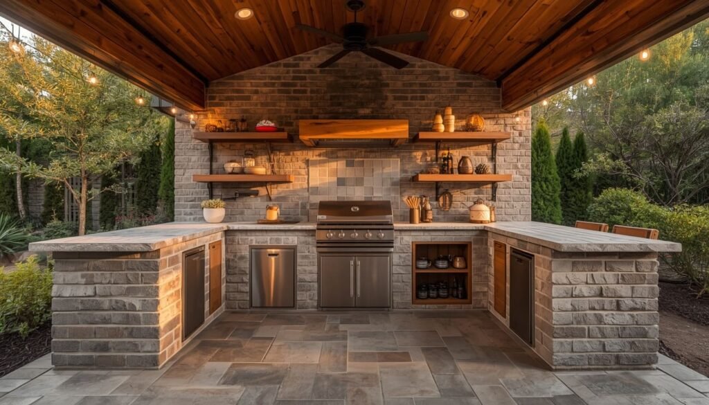 outdoor kitchen diy on a budget