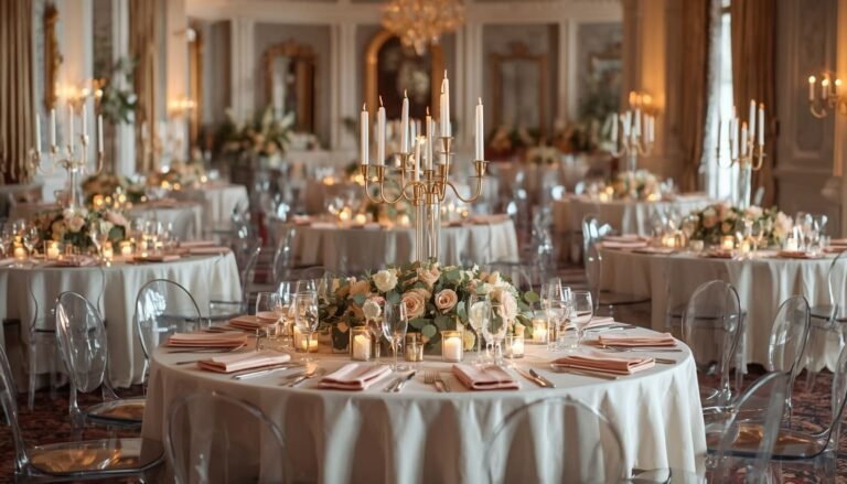 round table wedding decor ideas