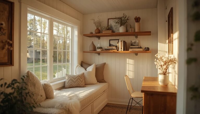tiny she shed interior