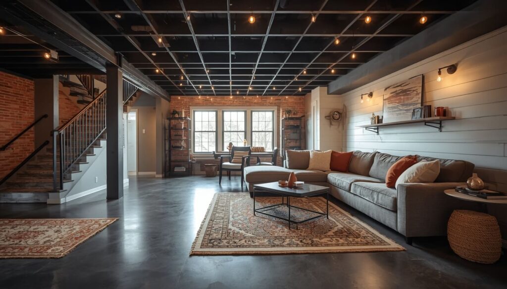 unfinished basement ideas on a budget ideas