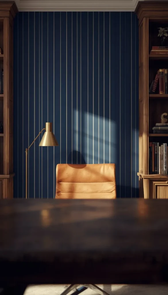Why Blue Stripes Are Having a Moment in American Homes