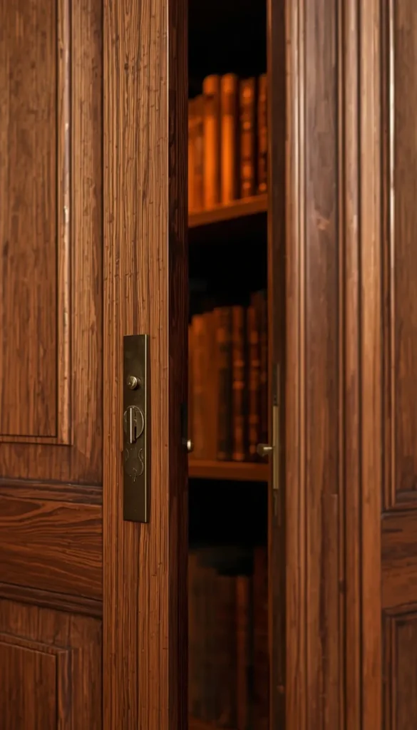 A Hidden Bookshelf Door That Actually Works
