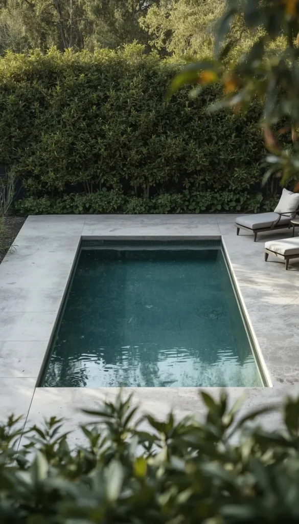  The Flush Mount Minimalist Plunge Pool
