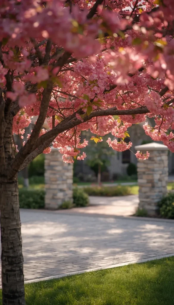 Driveway Entrance Trees