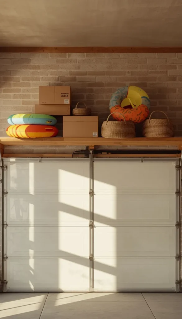 Use the Space Above the Garage Door