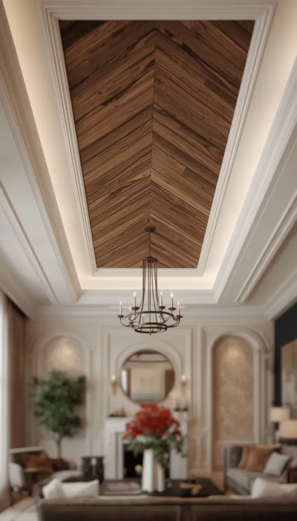 DIY Herringbone or Medallion Inset