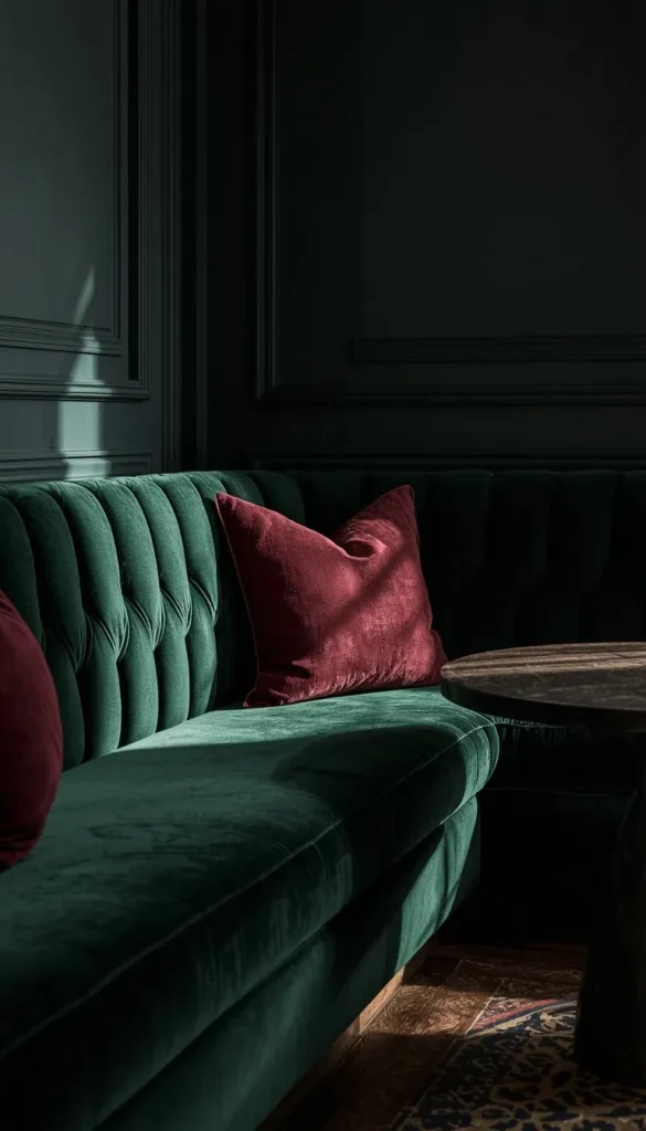  Moody or Dark Academia Banquette