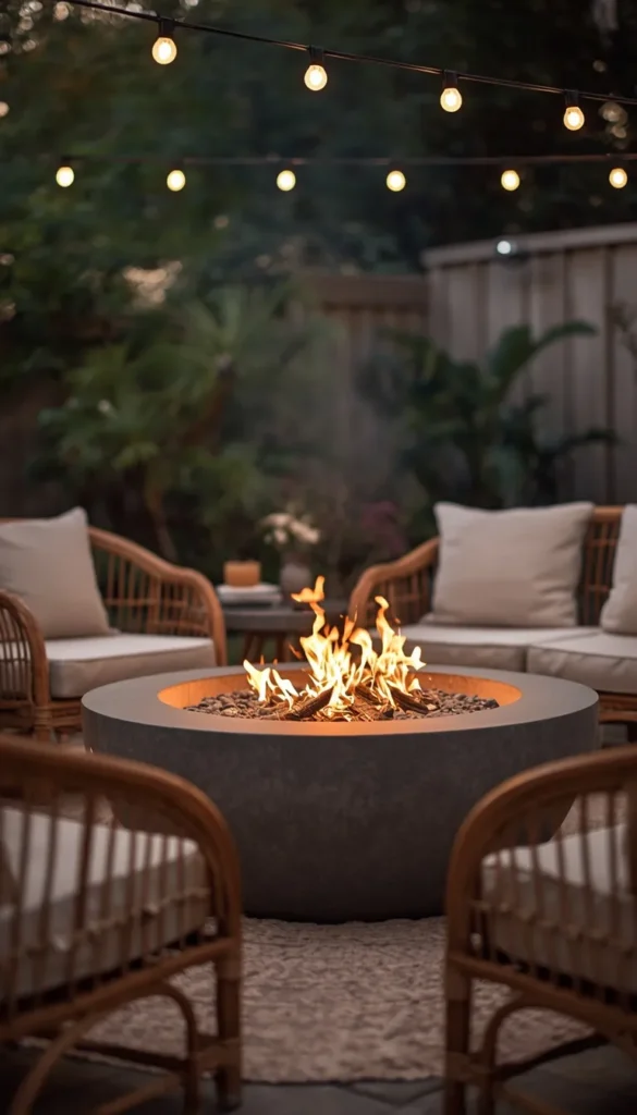  Fire Pit Or Faux Fire Pit Setup
