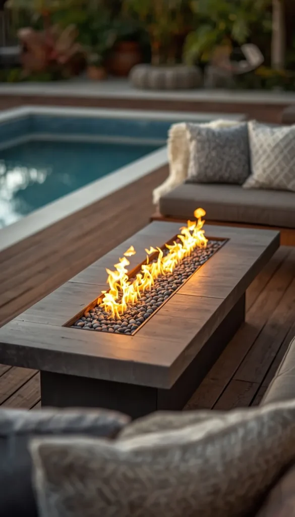 Fire Feature Near the Deck