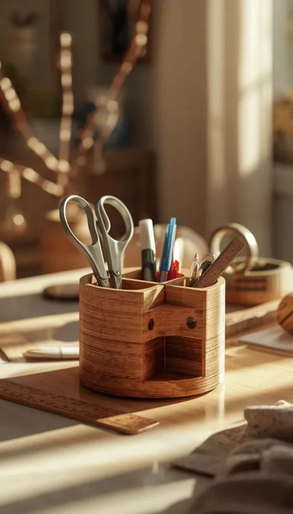 Keep a Small Rotating Caddy for Your Most Used Tools
