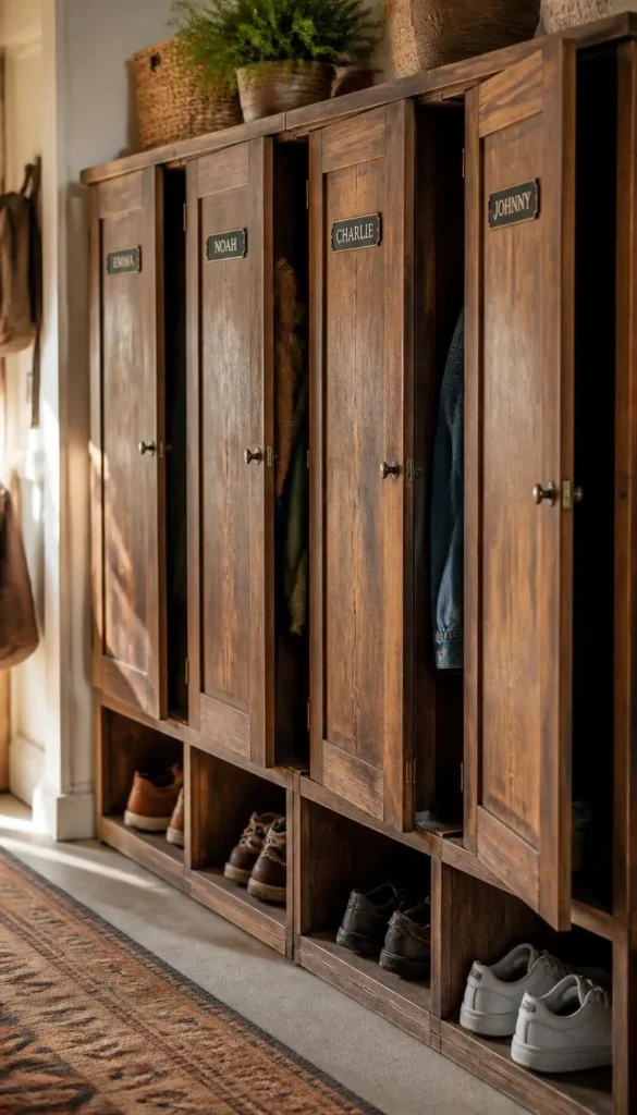  Add Locker Style Storage for Kids' Gear