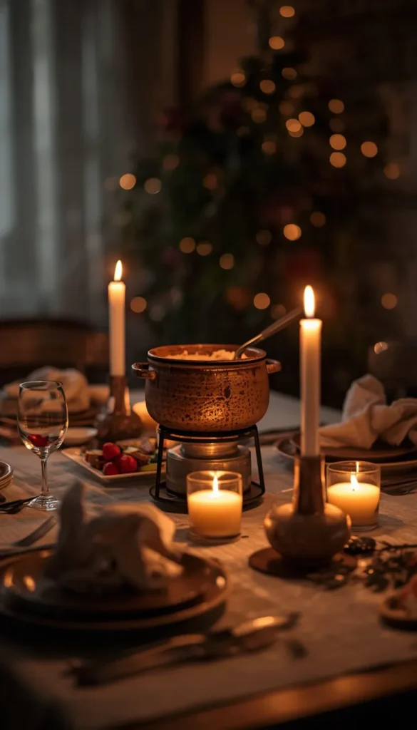 Fondue and Candlelight Evening