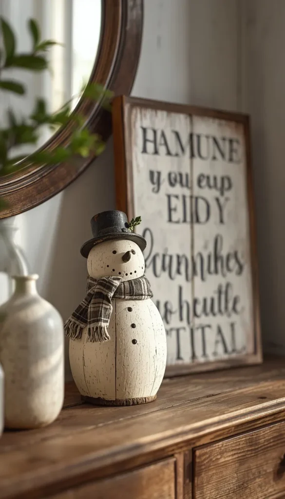  Mid Range Collectible Snowman Decor