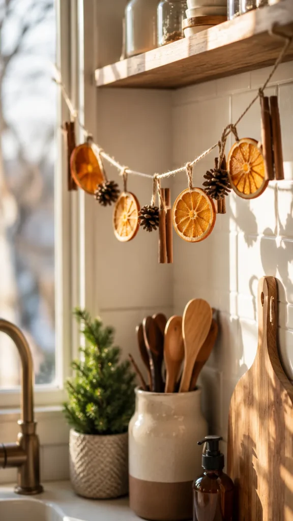  Try This Simple Dried Orange Garland DIY