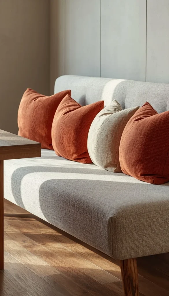  Banquette with Bolster Pillow Backrest