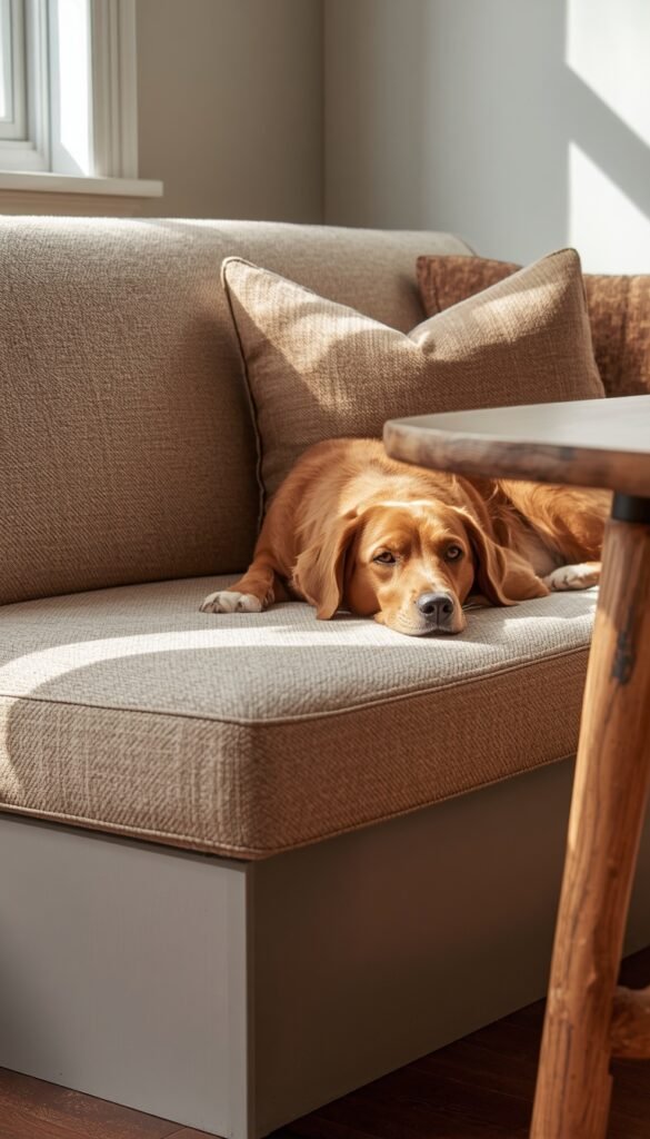 Pet Friendly Performance Fabric Banquette