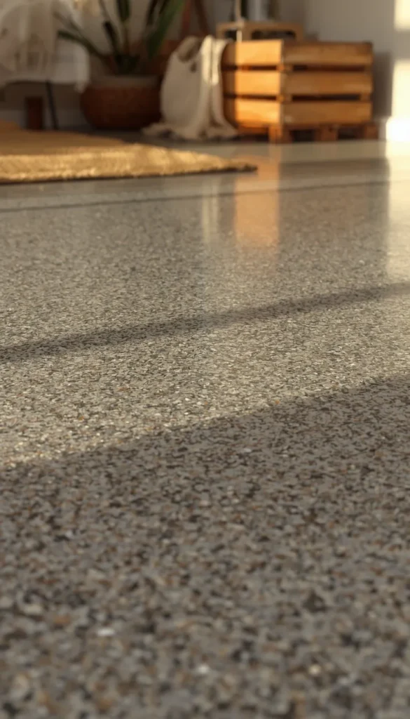 Finish the Floor With Epoxy or a Coated Surface