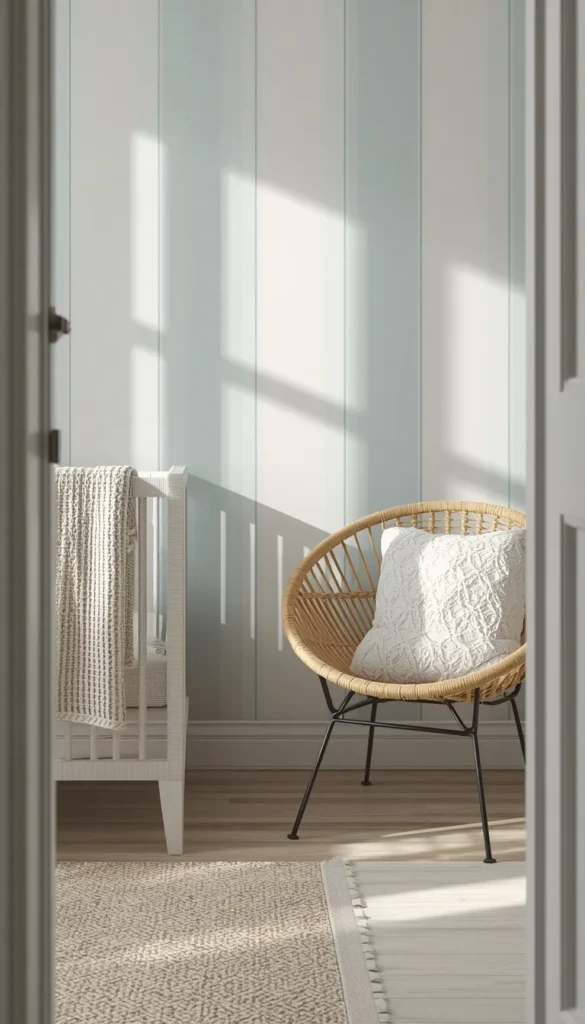  Navy Blue Striped Wallpaper for a Study or Home Office