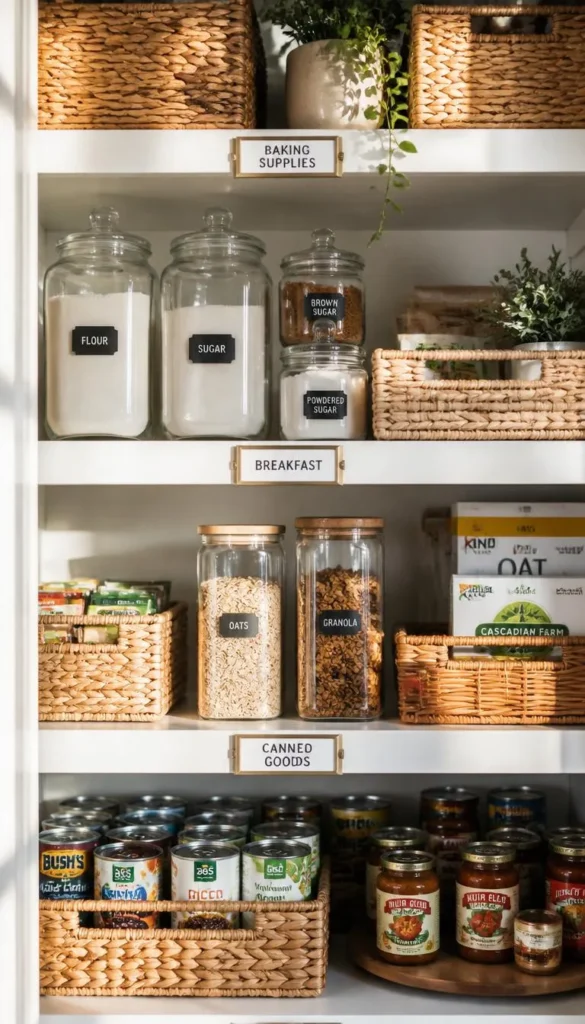Zone Your Pantry by Category, Not by Wherever It Fits