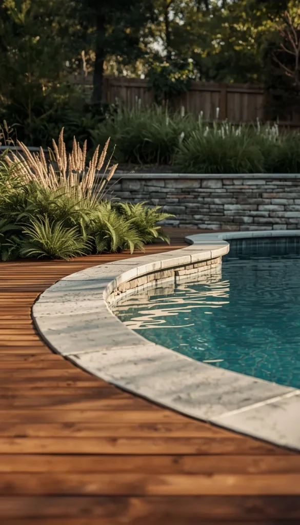 Partial Sink with a Stone Retaining Wall