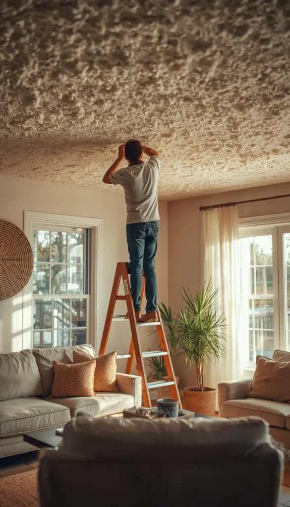 The Honest Pros and Cons of Popcorn Ceilings