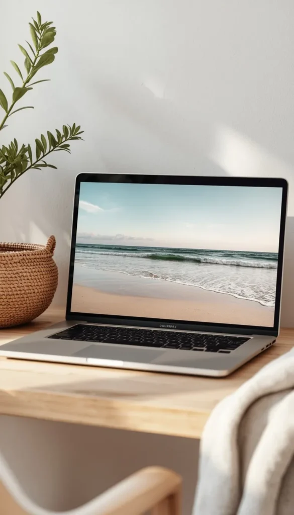  Classic Beach Wallpaper for a Calm Coastal Feel