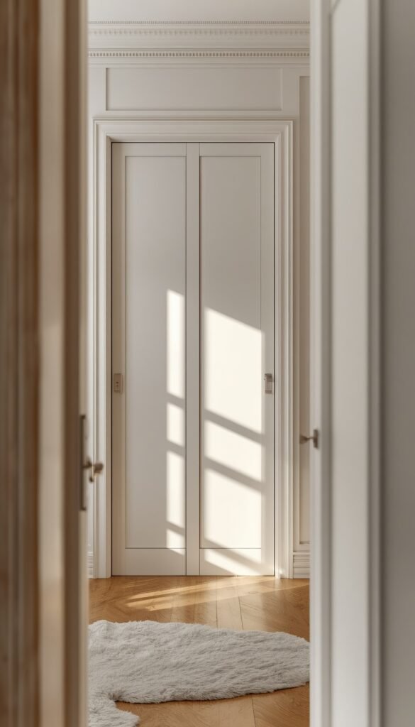 PAX Wardrobe Built In Around a Doorway