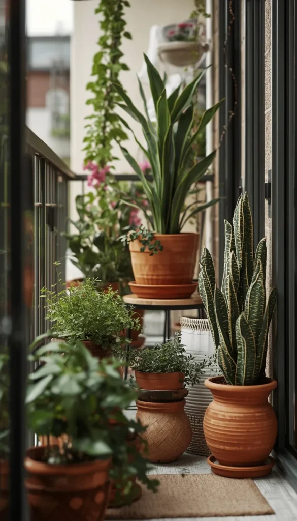 Balcony Container Garden