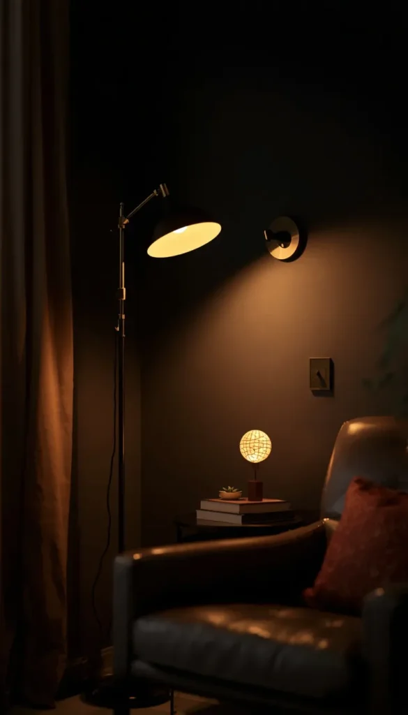 Layered Lighting Instead of One Bright Bulb