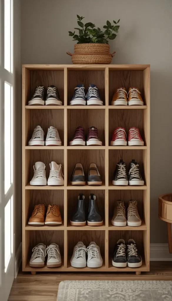 A BESTA Bench and Cabinet Combo