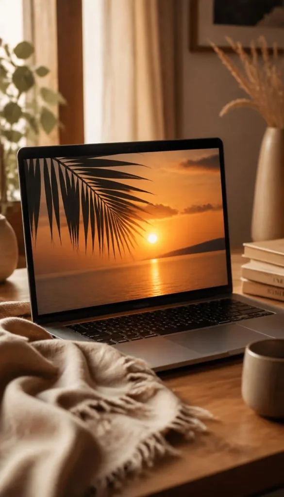 Dreamy Sunset Wallpaper for Golden Hour Vibes