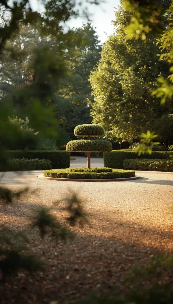 Circular Driveway Entrance Ideas