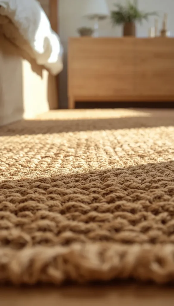 A Jute or Wool Area Rug