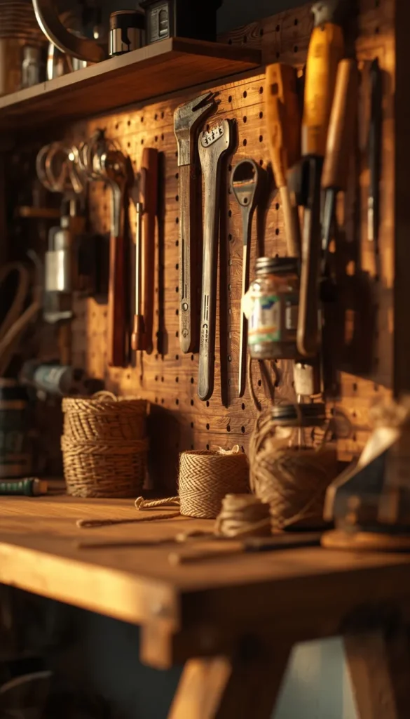 Build a Small Pegboard Workstation