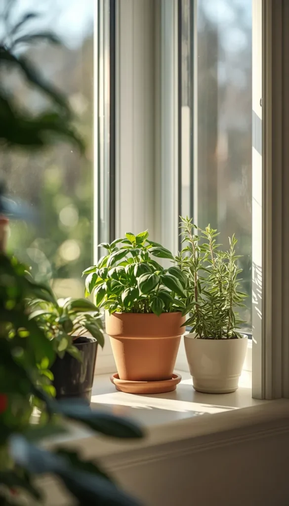 Indoor Herb and Plant Corner
