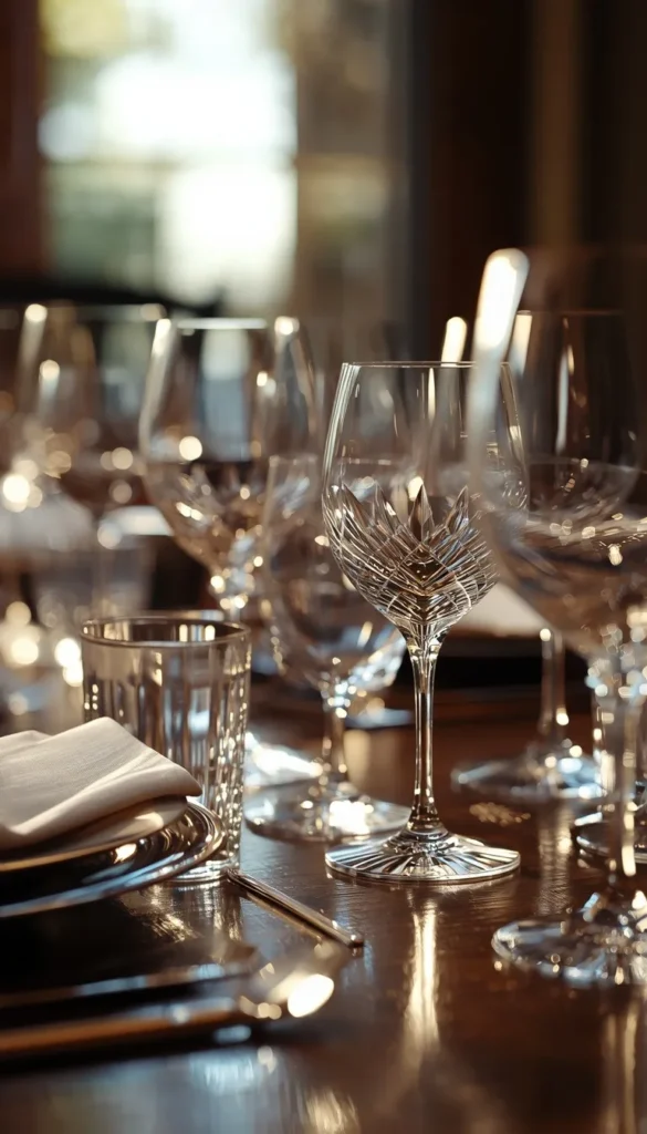 Invest in Real or Realistic Crystal Glassware